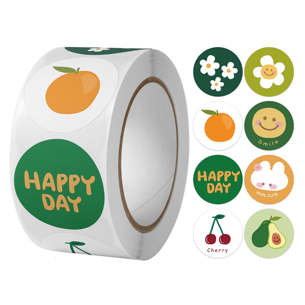High-Standard 500Pcs/Roll High-Standard Reward Premium-Quality Stickers Top-Grade For Youngsters Top-Grade Children Superior-Grade Kindergarten