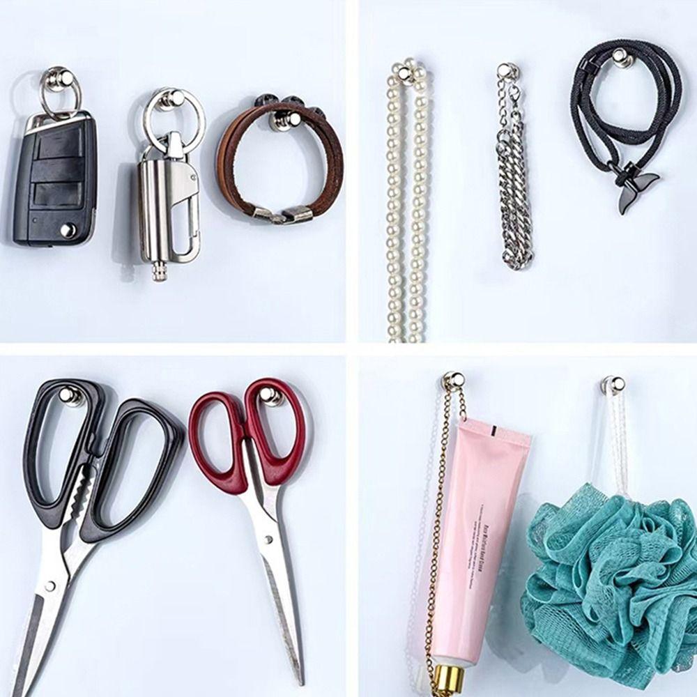 10 PCs DIY Magnetic Pushpins Portable Steel Magnet Push Pin  Refrigerator Whiteboard