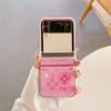 For Samsung Galaxy Z Flip 3 4 5 Phone Cases Cute Cartoon Hard Crystal Plastic PC Back Cover Case For Samsung Z Flip5 ZFlip5
