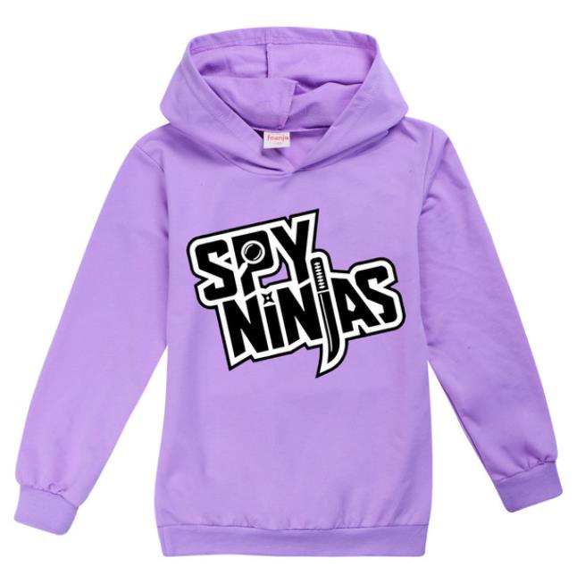 Nye Spy Ninjas Børnetøj Bomuld Hættetrøje Streetwear Sweatshirt Tegneserie Pullover Hip Hop Teenager Drenge Piger Tøj