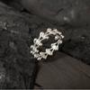 Design Irregular Trendy Copper Ring For Women Contemporary Geometric Style Summer 2022