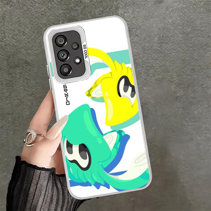 

S-Splatoons Game Soft Phone Case for Samsung A17 A16 A15 A14 A13 A57 A56 A55 A54 A53 A37 A36 A35 A34 A33 A26 A25 A24 A23 A52 Samsung A15