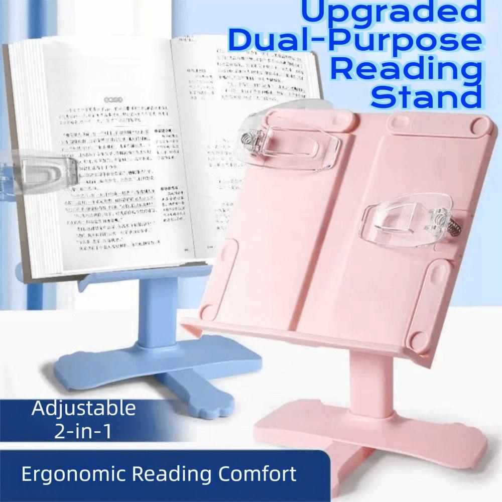 Adjustable Angle Height Cooking Bookstands Folding Children Reading Rack  Office