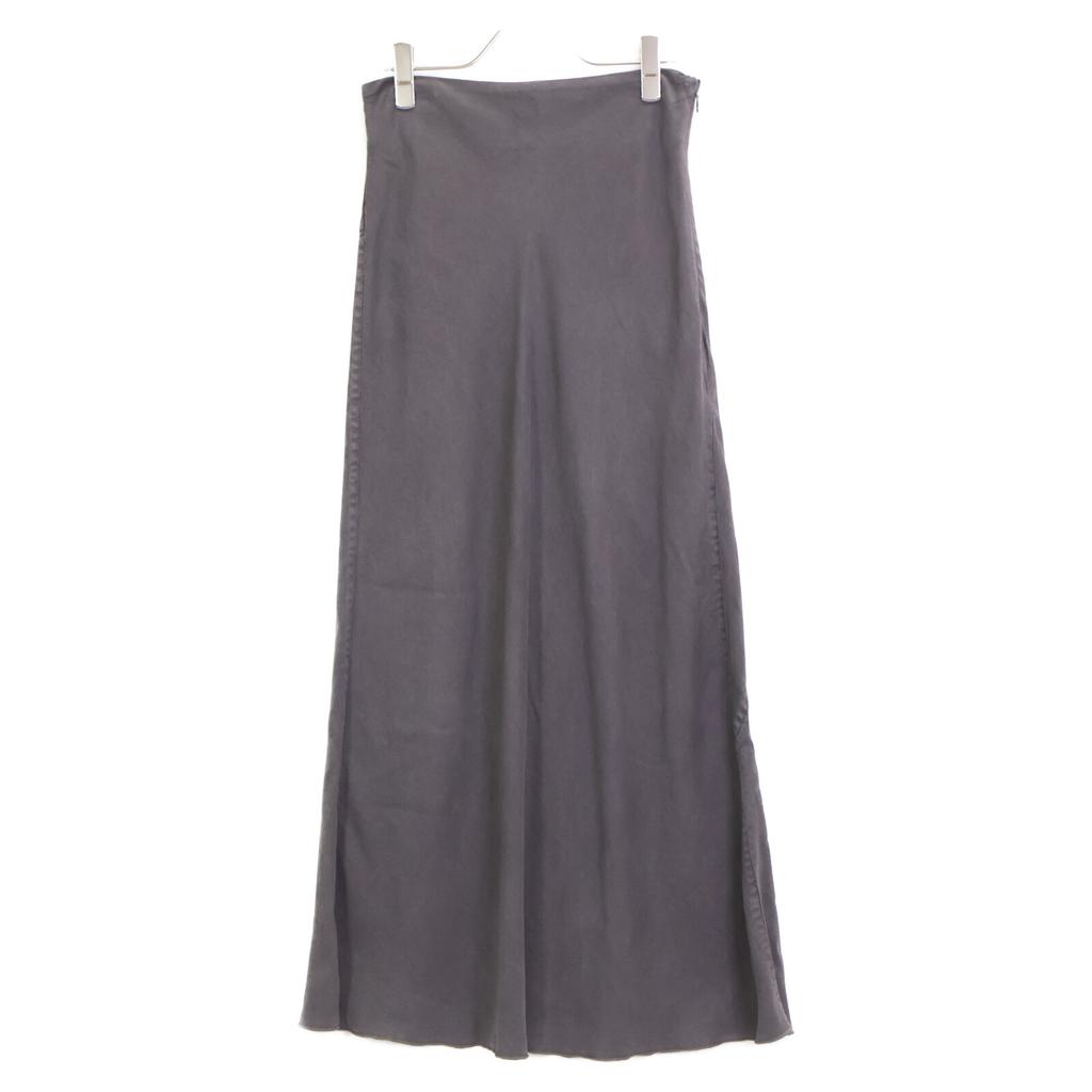 Whim Gazette WGZ1041701A0002 Gray Tencel™ Fiber Long Skirt Skirt 38 grayUsed