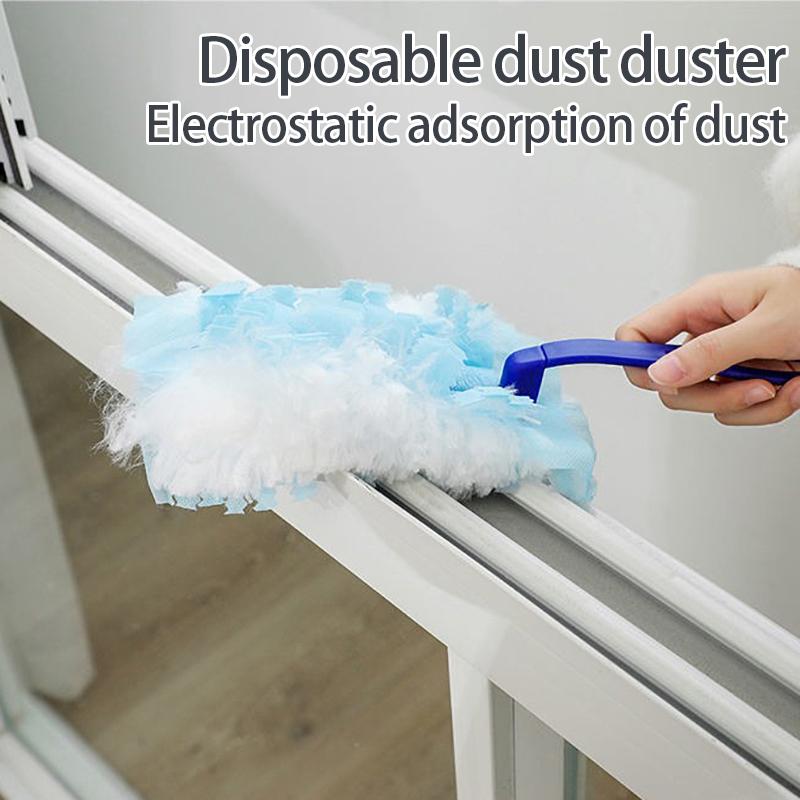 10/40pcs Disposable Duster Refills Replacement Heads Dust Swiffer Clean for Cleaning Home Blinds Tool Sweeper Dust Hair CCD002