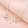 Popular Girl Necklace Wild Temperament Retro Simple Three Bird Necklace Women Bohemio Fatima Necklace