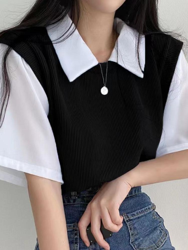 Trička s pololímečkem Léto Ženy Tričko s krátkým rukávem Sexy Crop Tops Dámské Neformální Tílko Dámská trička