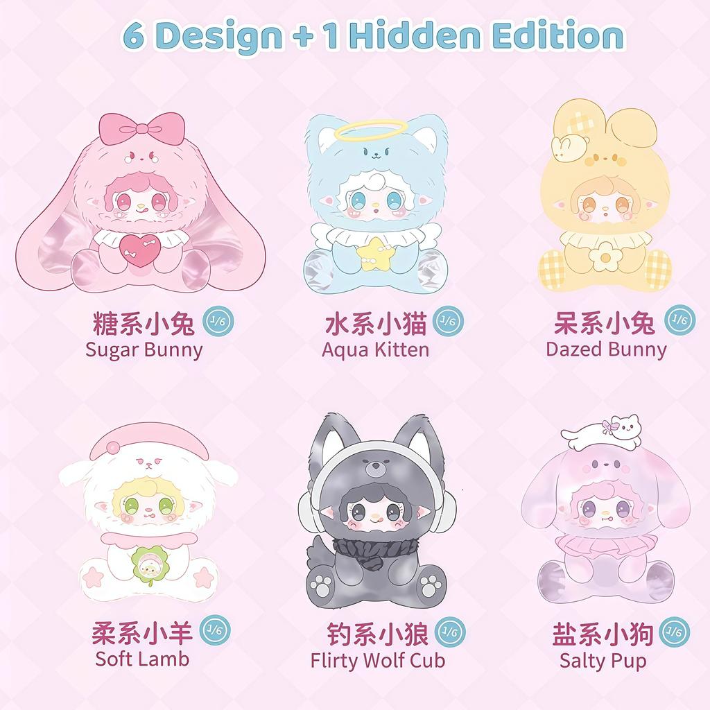 Yooki Oxygen 400% 3rd Generation Versatile Idol Blind Box Plush Cute Doll Fashion Mystery Box Toy Decoration Christmas gifts