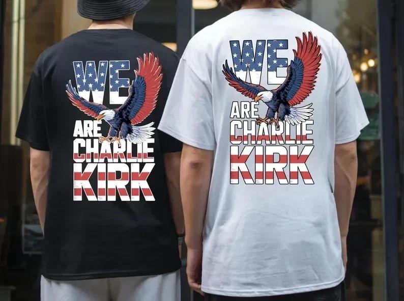 Pray for Charlie Kirk T-shirt American Patriot Unisex Shirt Unisex T-Shirt S