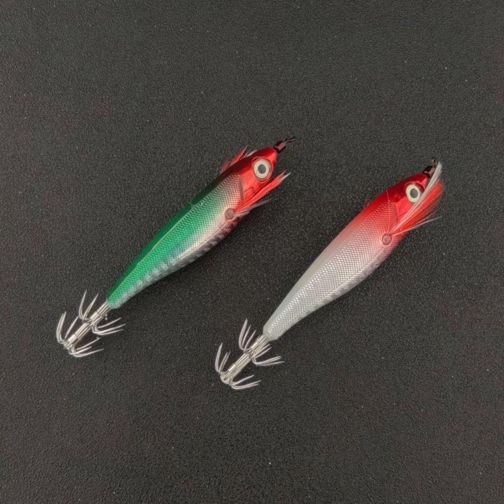 2pcs/set Luminous Design Shrimp Fishing Lures 10cm Length Shrimp Prawn Lure Saltwater Fishing
