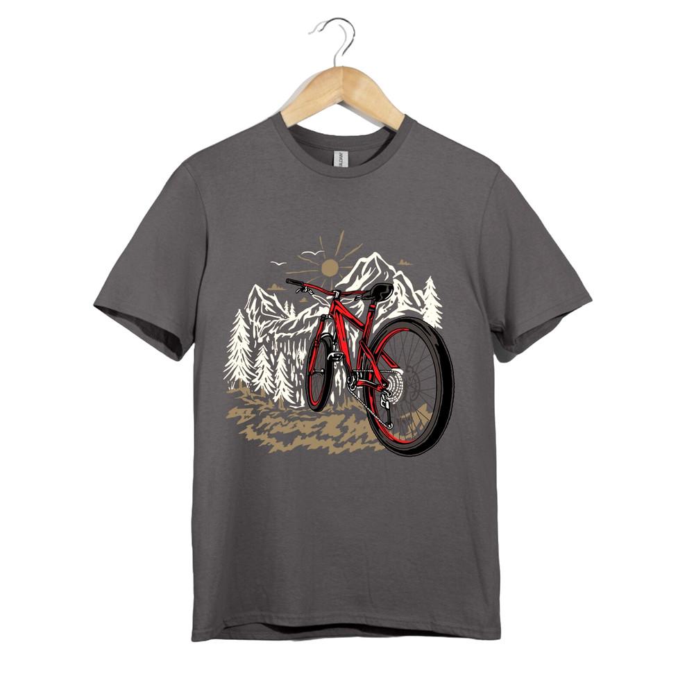 Mountain Bike Adventure T Shirt Unisex MTB Trail Riding Forest Biker Gift Tee