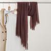 Monochrome Thin Scarf Women'S Sunscreen Shawl Solid Color Simple Imitation Cotton And Linen Silk Scarf High-End Yarn