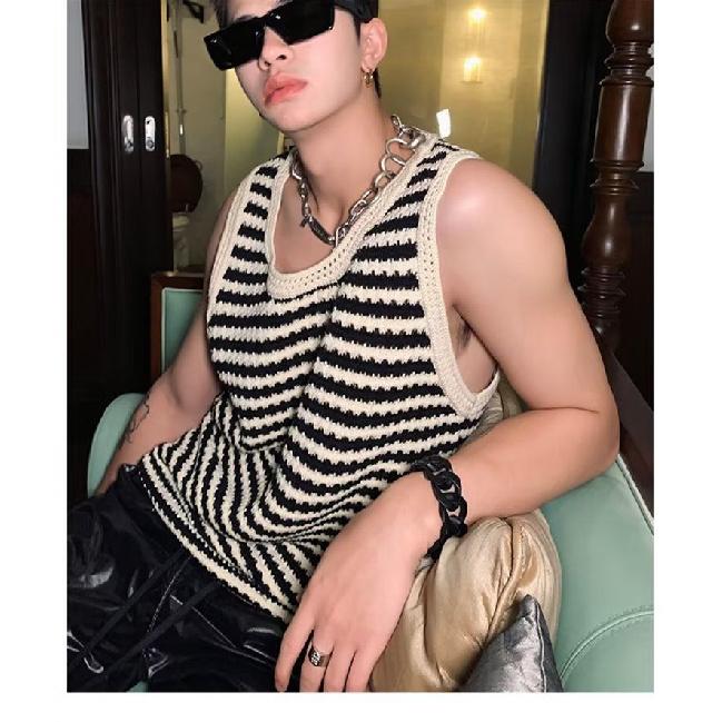 

Новый мужской простой универсальный жилет, топ без рукавов, лето, новый молодежный стиль Гонконга, модный жилет без рукавов с коротким рукавом, модный спортивный жилет 3XL