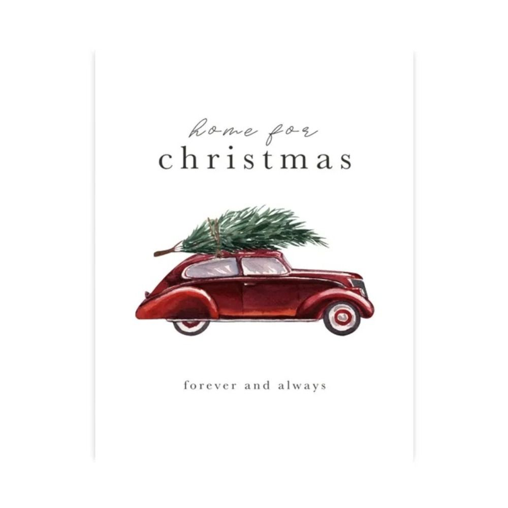 Vintage Christmas Metal Wall Decoration, Holiday Sticker Sign