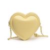 Simple Color Solid Heart Shaped Women Casual Shoulder Chain Bag For Use Daily
