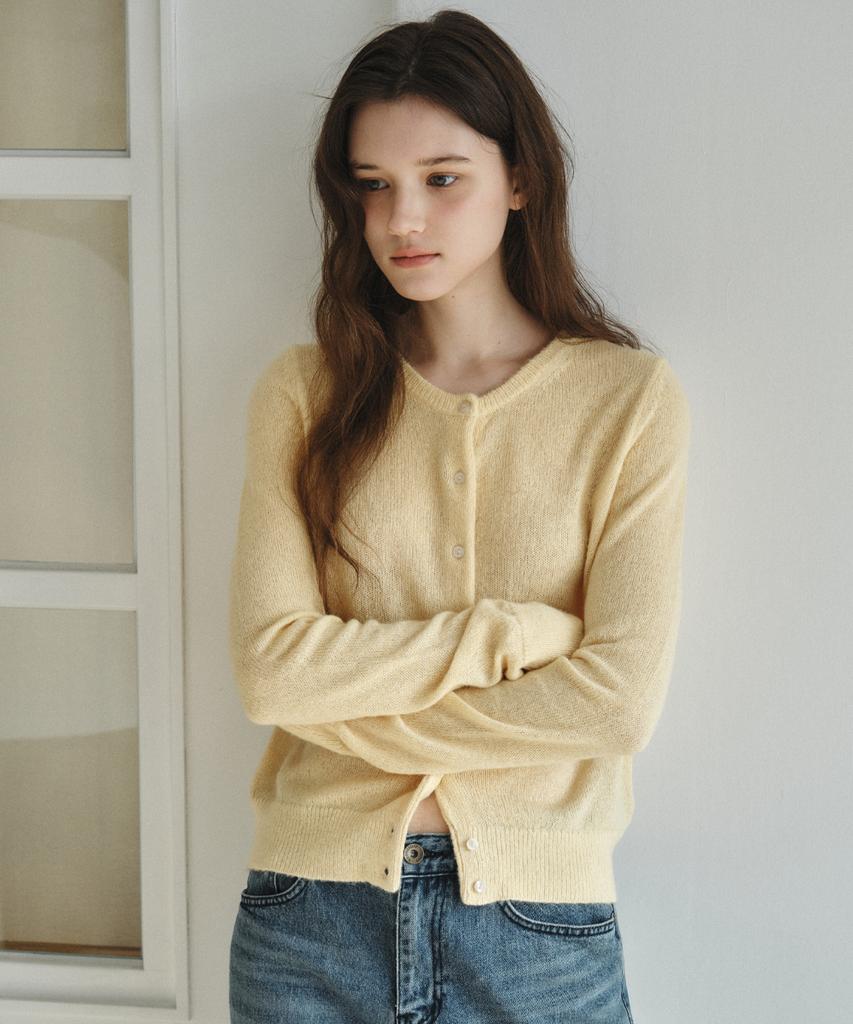 Wednesdayoasisforwomen Momo Hairy Round Cardigan_3 Colors(Wc26Kn40)