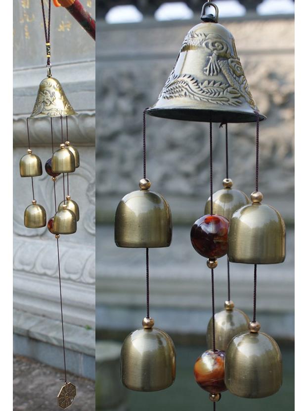 

Медный сплав Мульти-колокольчик Большой музыкальный колокольчик - Подарок-благословение на день рождения, Металлическая трубка, Доступны различные стили Brass Bronze Red Cedar