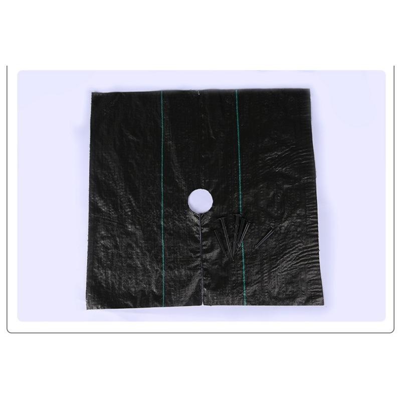 0.5x50m Fabric for Commercial Grade Landscape Garden Weed Barrier Geotextile Underlayment Gravel Ground Cover Drainage Cloth