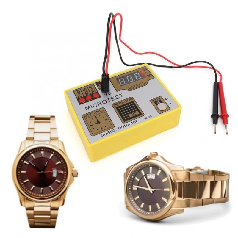 Electronic Meter Movement Tester And Battery Pulse Checker Testing Suitable For Watch Repair With Demagnetizer Function