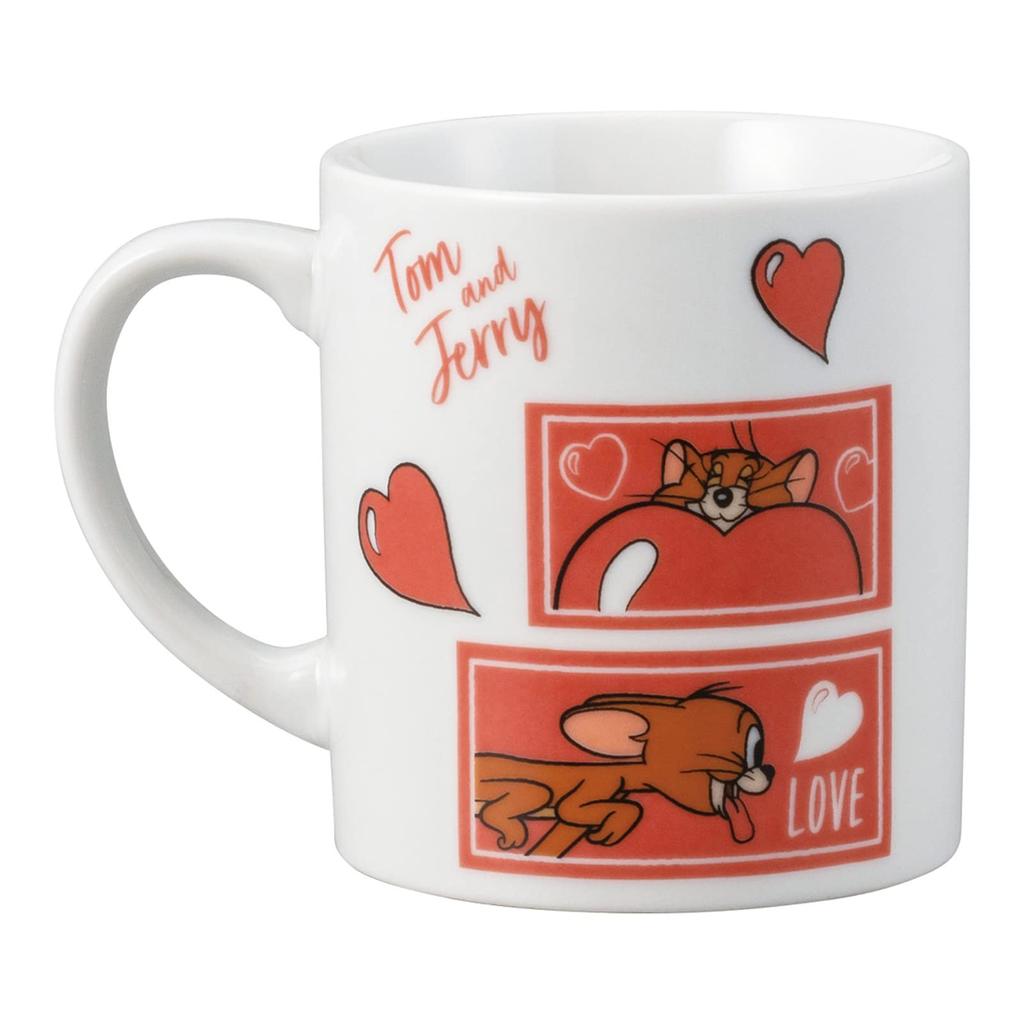 Sun Art Tom and Jerry Set of White Mugs, 2, Love,