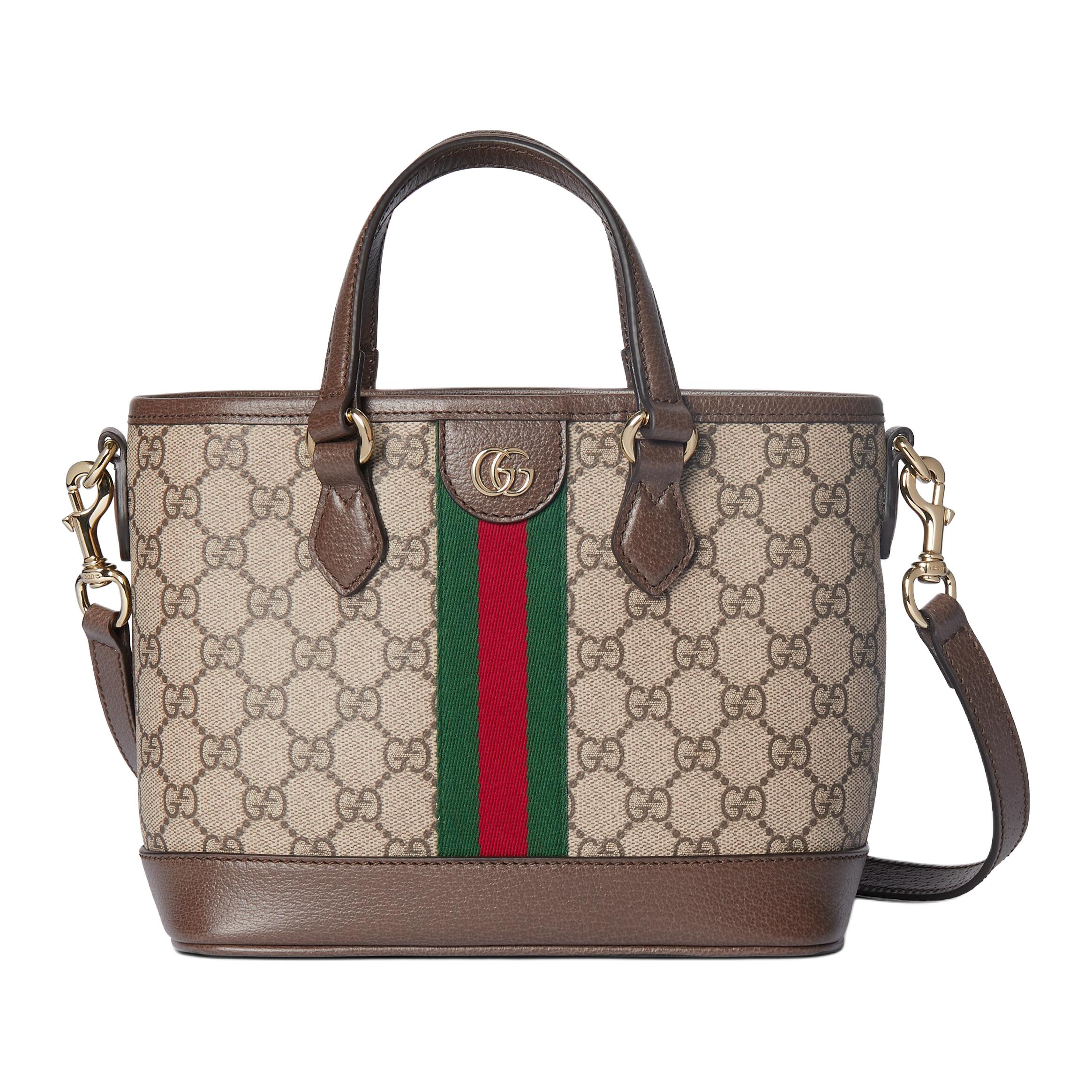 

Gucci Ophidia Double G Classic Print Design Coated Fabric Tote Bag Women Tote Bags Beige Brown 836848-FAE0J-9867 Shopping Bag Set(Basic Set+Shopping Bag)
