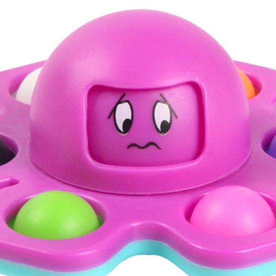 Fidget Spinner Octopus Shape Rotating Stress Relief Gyro Portable Decompression Spinner Concentration Aid
