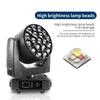 LED DMX Movingheads 19x25w RGBW 4in1 BEE EyE LED Beam Wash Zoom Moving Head Club Concert Bar Light