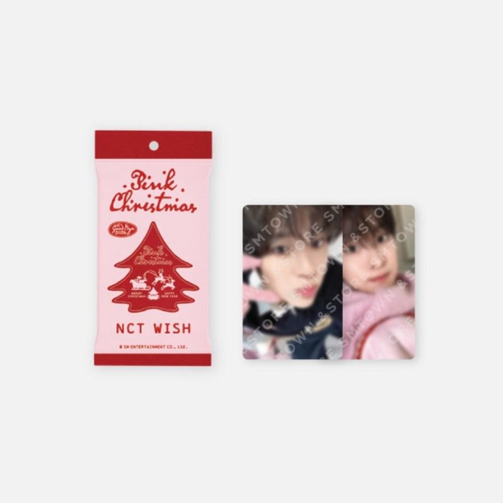 

NCT Wish Sion Yuushi Riku Sakuya Ryo Jaehee 2024 Pink Christmas Official Goods Authentic Random Photocard Photo Pack