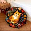 1 PC Automatic Folding Umbrella - Flowers and Animals Pattern, Portable & Foldable Design with 8 Ribs, Christmas Birthday Gifts