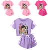 Kpop Demon Hunters Saja Jongens Print Volwassen Kind Korte Mouw Korte Broek Familie Pyjamaset Voor Gezellige Nachtkleding