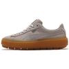 Platform Trace Emboss Track Low Top Sneakers Women Sneakers Gray 369643-02