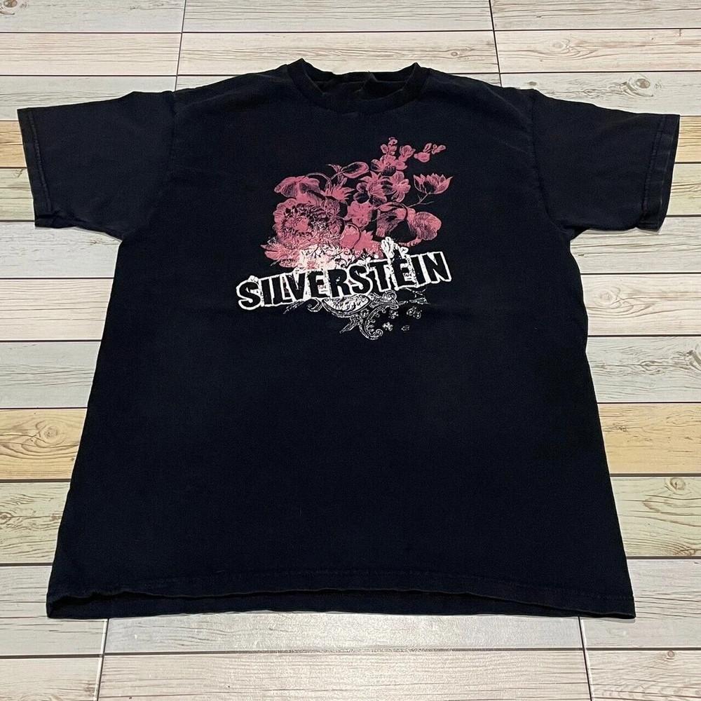 

Silverstein Emo Band Tour Black cotton T Shirt Size S-5XL Unisex T-Shirt XXXXL