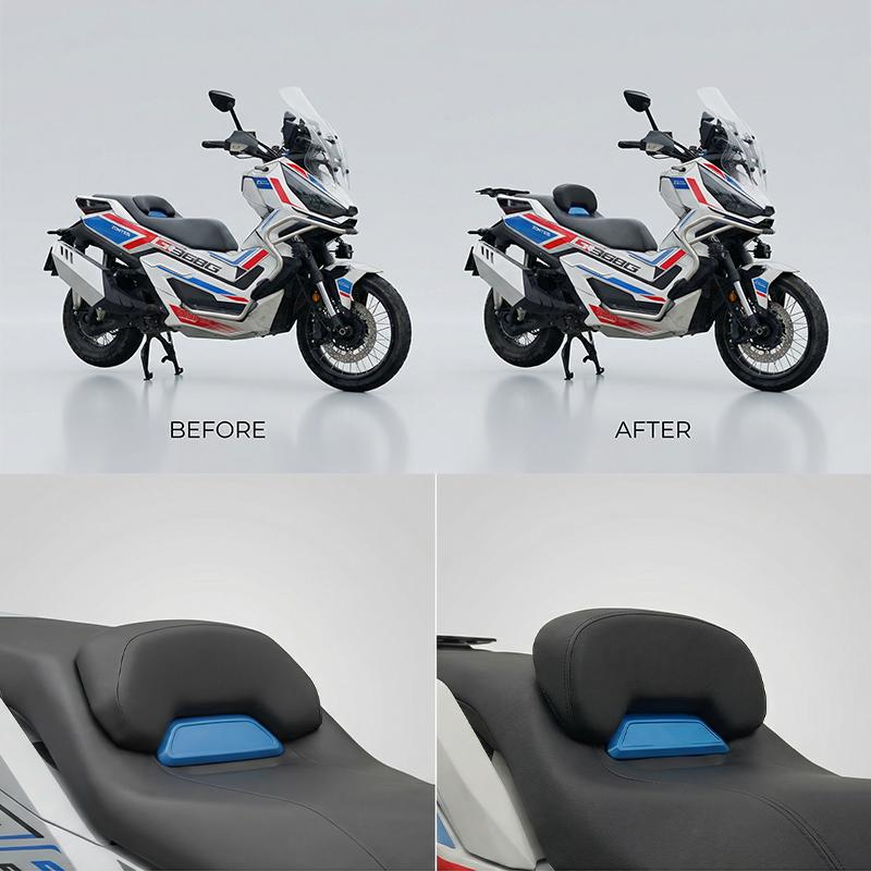 For Zontes 368g 368 G 2024 2025 2026 Motorcycle ZT368G Driver Seat Backrest Support Saddle Leather Front Seatback Cushion Pad