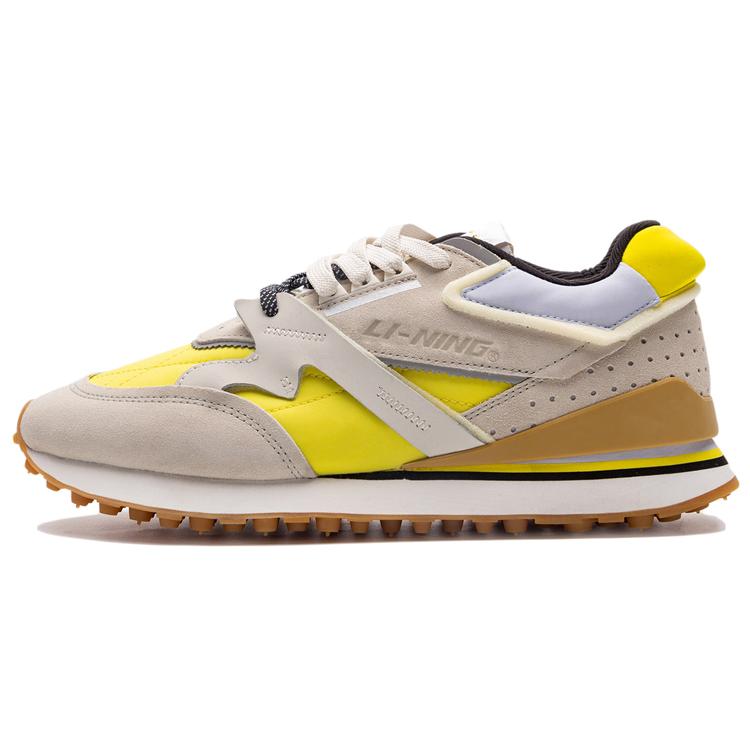 

New LiNing 001 Cushioned Anti-Slip And Wear-Resistant Lightweight Low-Top Running Shoes Women s Deep Yellow AGCP382-3 35.5