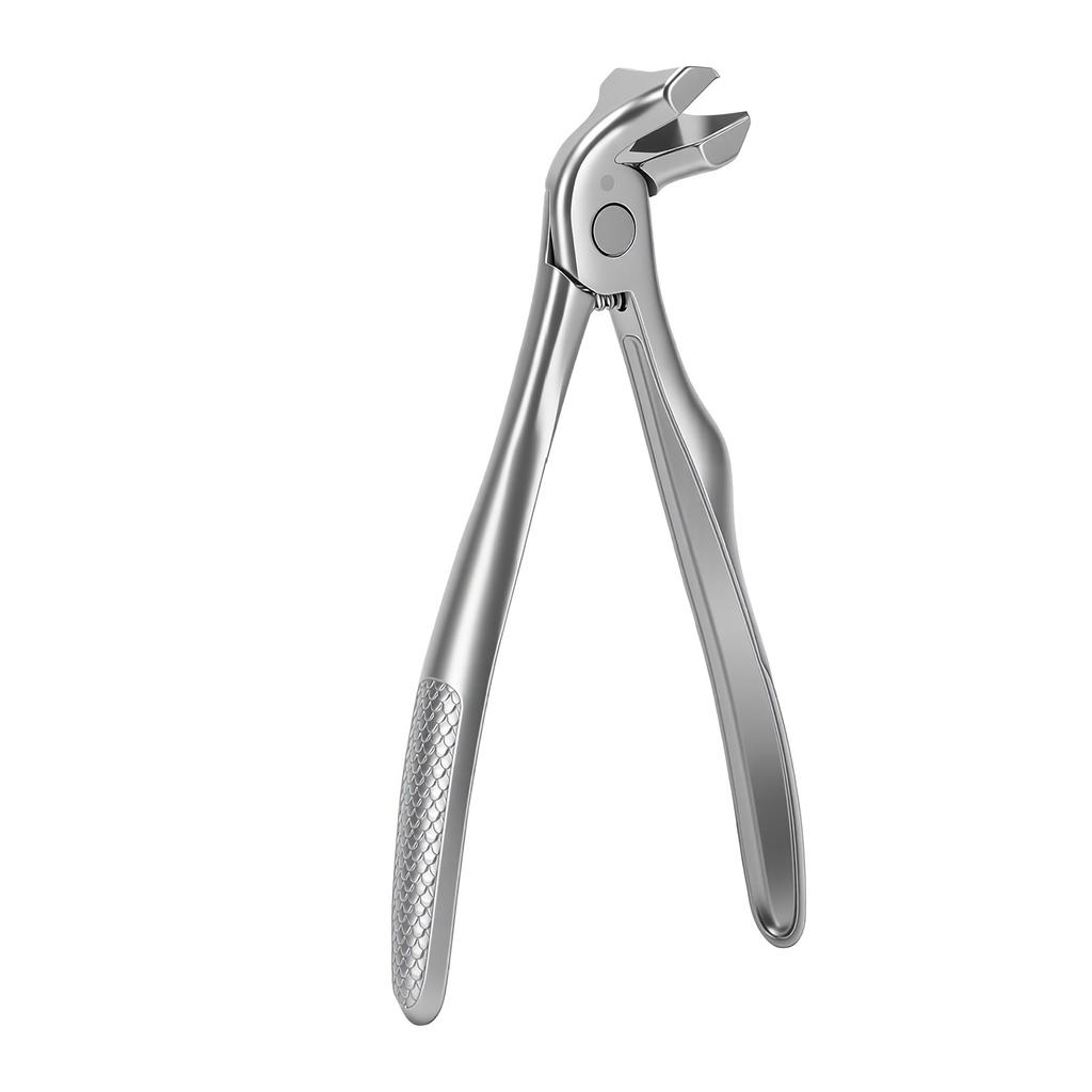 Angled Head Nail Clippers Ergonomic Curve Wide Jaw Opening Toenail Clippers for Thick Toenails and Fingernails