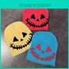 Creepy Cartoon Knit Hat For Women With Warm Fleece Material For Halloween Costumes