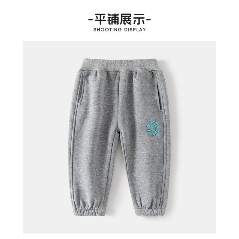 Kids Boys Casual Loose Solid Sports Sweatpants Children Long Pants