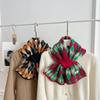 Thickened Double-Sided Knitted Scarf For Women Windproof Muffler Warm Shawl  Year'S Christmas Accessories