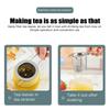 Reusable Stainless Steel Tea Strainer with Lid Spice Filter Loose Tea Infuser Basket  Home