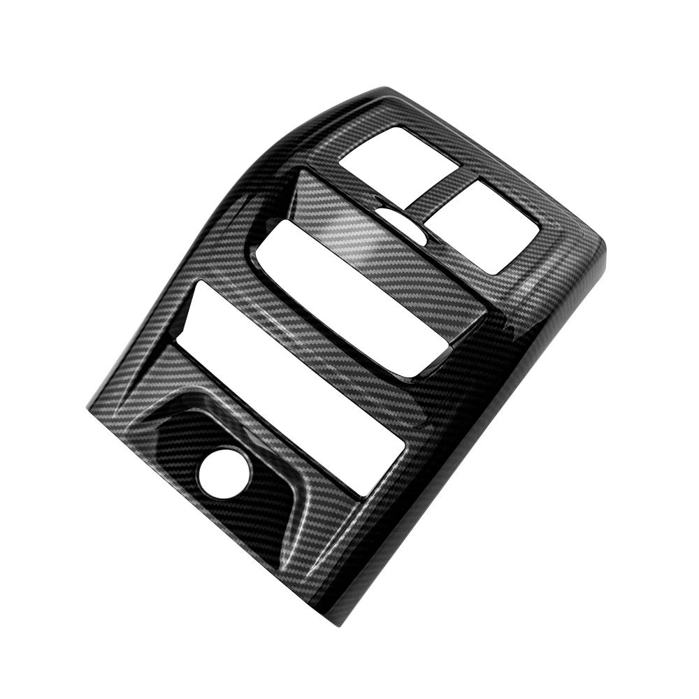 For BMW X3 G01 X4 G02 2018 - 2025 Rear AC Vent Trim Sticker Air Conditioning Outlet Panel Decoration Cover Interior Accessories