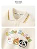 Kaka Panda Kids' Polo Neck Sweatshirt - Boys' and Girls' Spring & Autumn Top