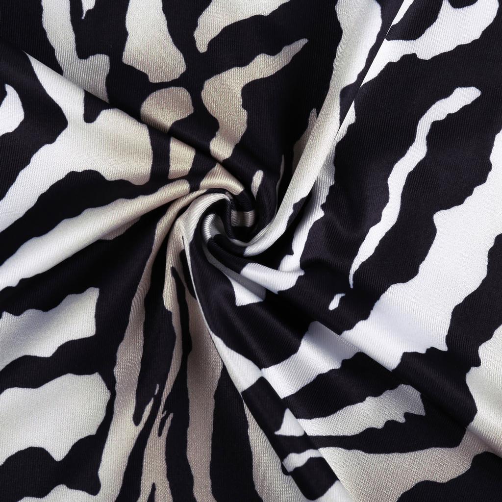 Women's Summer Leopard/Zebra Print Raglan Sleeveless Basic-T Shirt Tops Tank