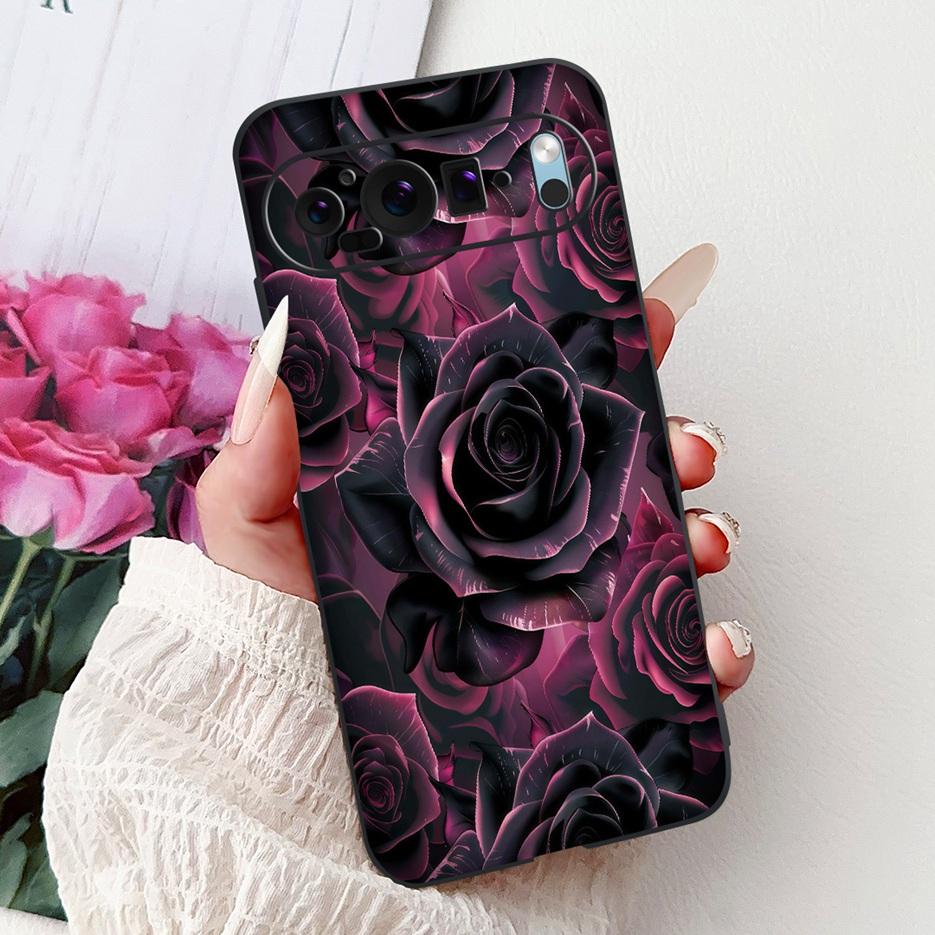 Custodia per Google Pixel 9 Pro Custodia Pixel9A Fiori Colorati Cover Dipinta Custodia Morbida in Silicone per Telefono per Google Pixel 9A Pixel9 Pro Guscio