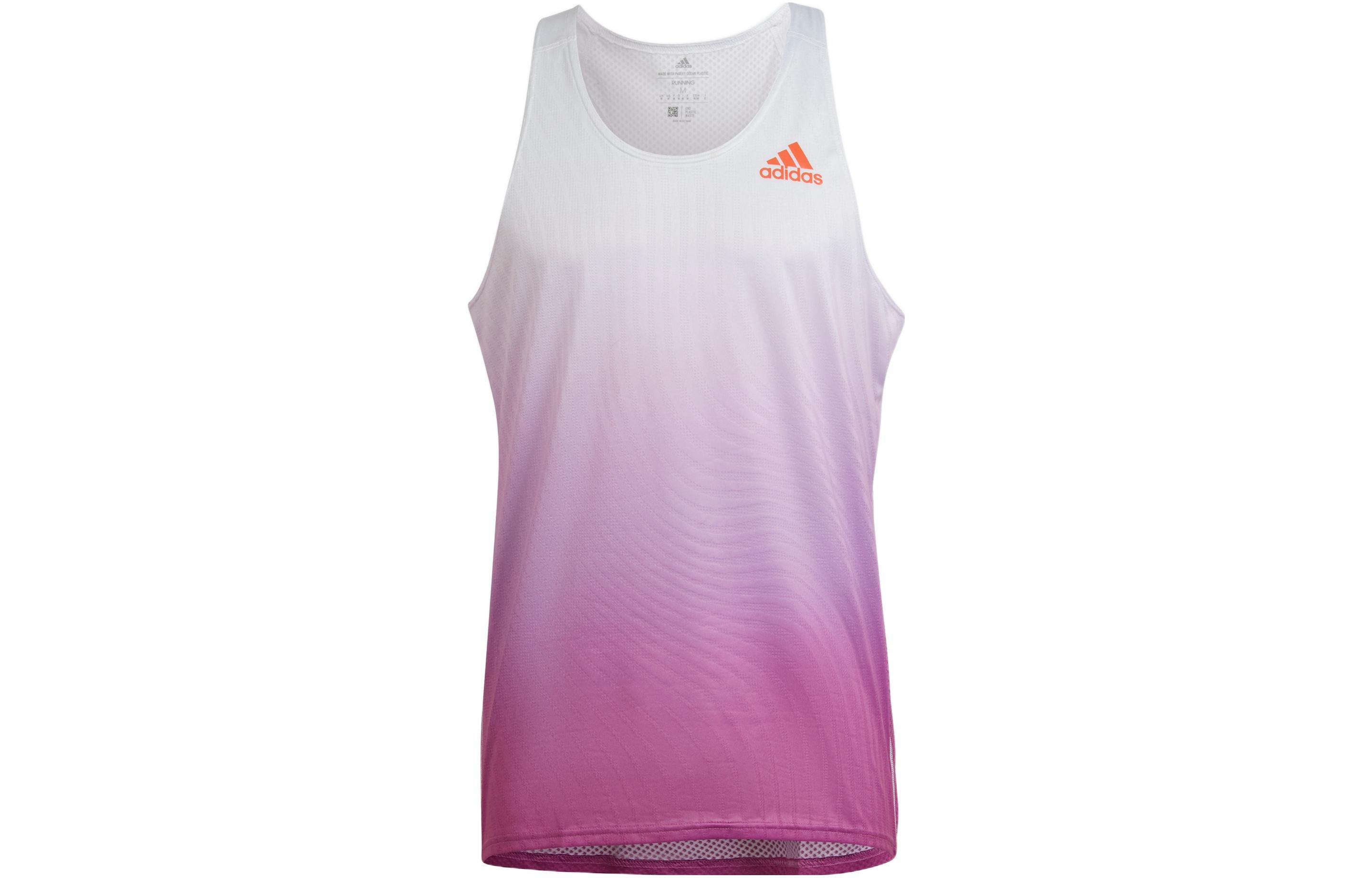 Adidas Running Tank Top Men s Purple HK9512 XXL