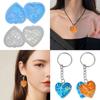 Heart Holographic Resin Mold Earring Silicone Mold Keychain Pendant Epoxy Resin Casting Mold Kit Resin Craft Tools