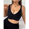 Plus Size Seamless Underwire Free Push Up Support Bra