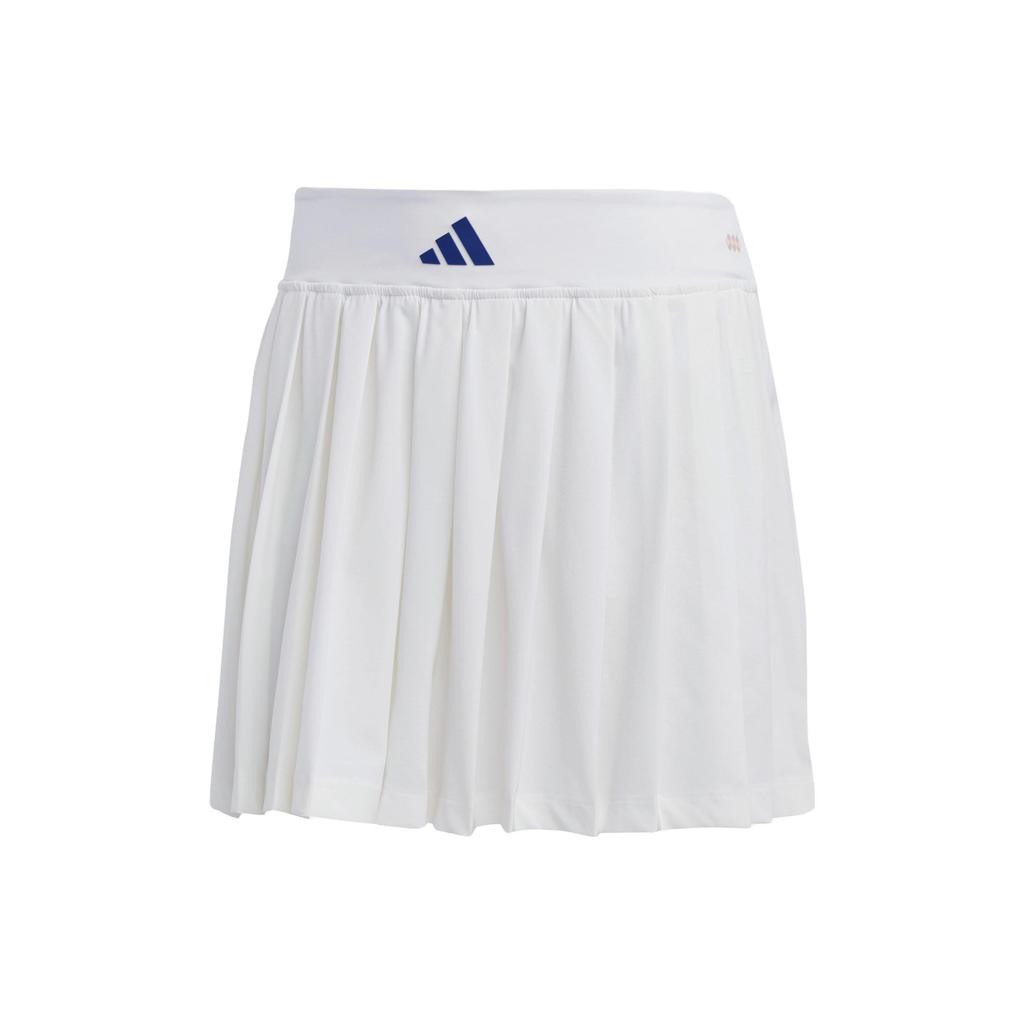 Adidas Solid Color Tennis A-Line Mini Skirt Women Bottoms White HZ4306