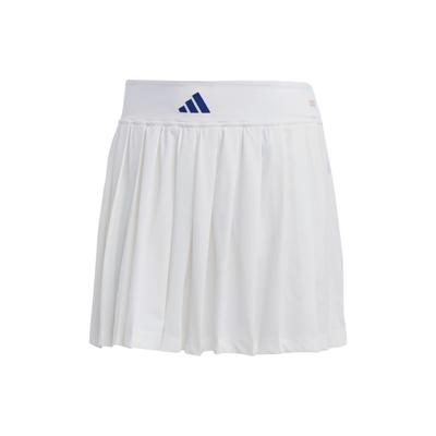 Solid Color Tennis A-Line Mini Skirt Women Bottoms White HZ4306