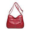 Women New Premium Soft Leather Crossbody Bag New Vintage Leather Large Pocket Multi-Compartment Shoulder Bag