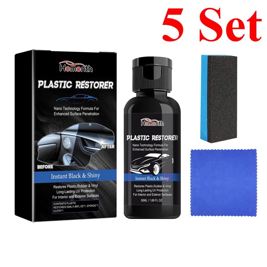 Plastový renovátor do auta Back To Black Lesk Produkty na čištění auta Obnova plastů a kůže Auto leštěnka a opravný nátěr Renovátor